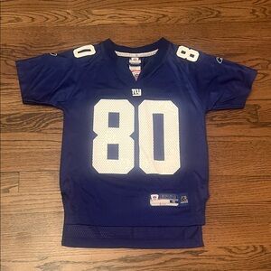 SHOCKEY Reebok Blue and White Kids Jersey